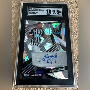 2020-21 PANINI REV. A-MAL MIGUEL ALMIRON
AUTOGRAPHED CUBIC 1/25 SGC 10 / 9.5 +